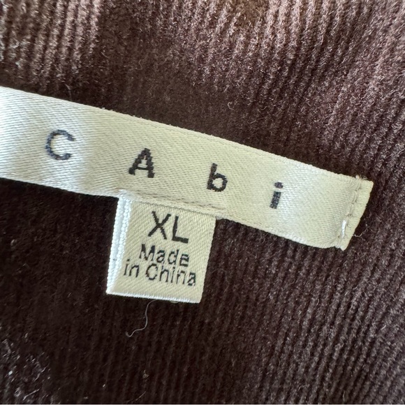 CABI Size XL Brown Corduroy Blazer Jacket with Pockets - Picture 7 of 9